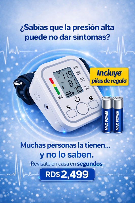 Medidor de presión portátil | monitorea la salud cardiovascular desde casa