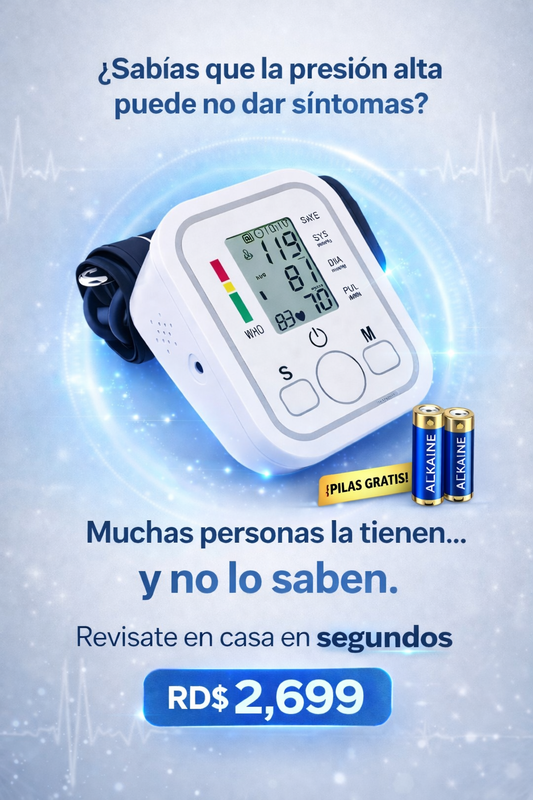 Medidor de presión portátil | monitorea la salud cardiovascular desde casa